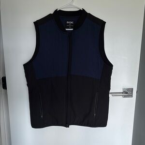 Rhone Black and Blue Sporty Vest